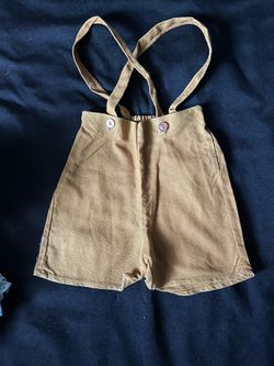 VINTAGE  toddler braced ( suspended ) shorts