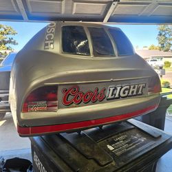 Bar sign coors race car