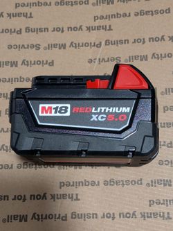 Milwaukee M18 XC 5.0 Battery