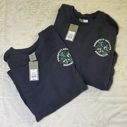 NEW 100% Cotton Double Collar Sweatshirts 