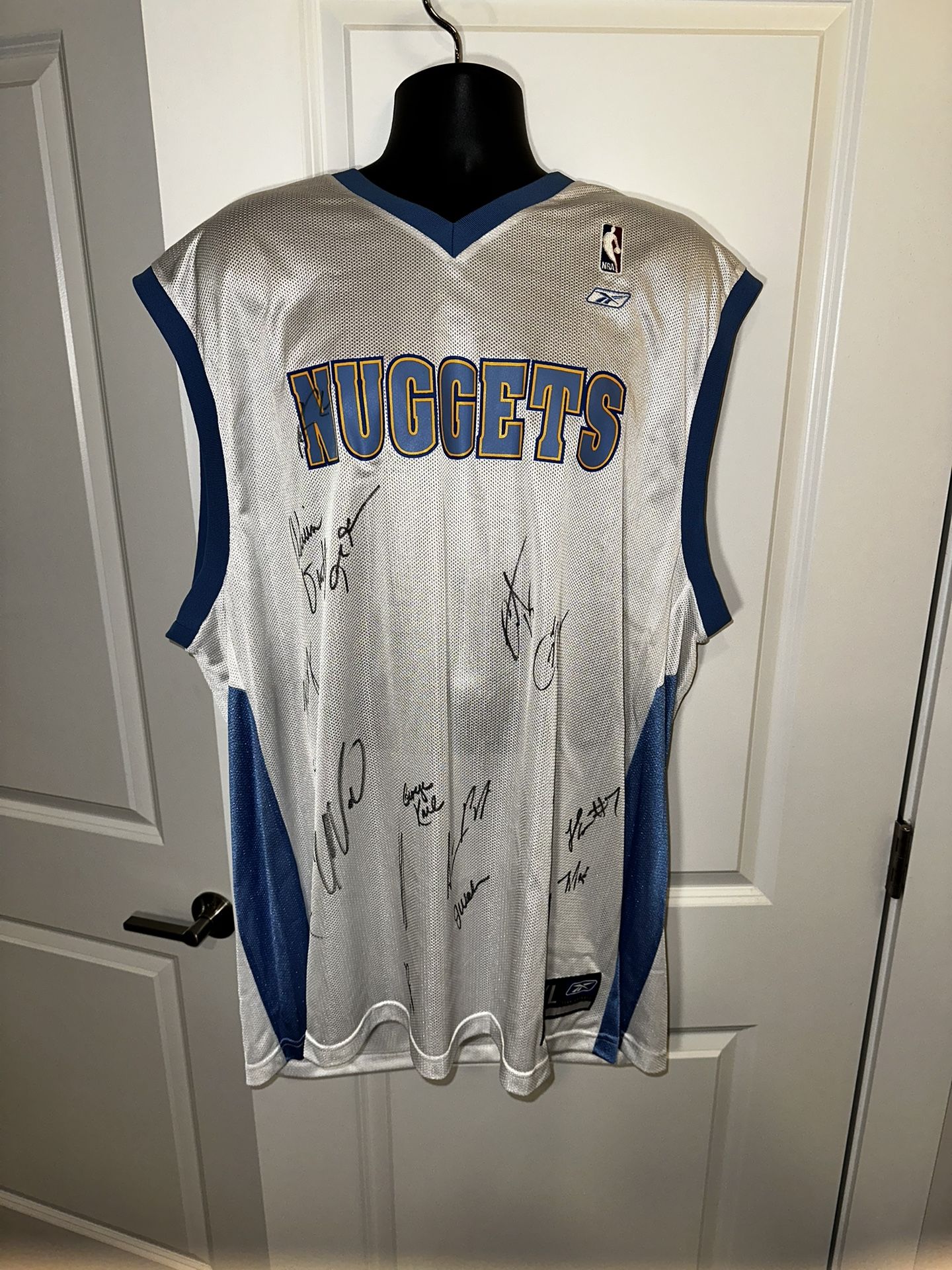 NBA Denver Nuggets Team Autographed Jersey NEW with TAGS Signed XXL 2XL
