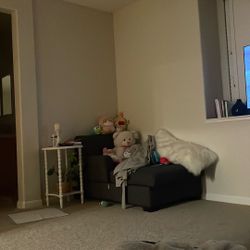 Couch And Side Table! $30! Please Come Pick It Up! 