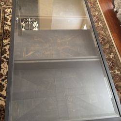 Coffee table, glass top display table