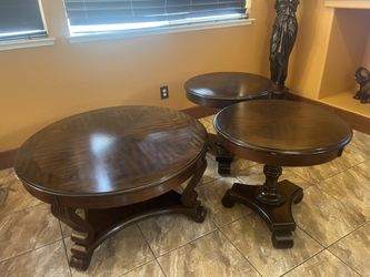 Wood Coffee Table Set