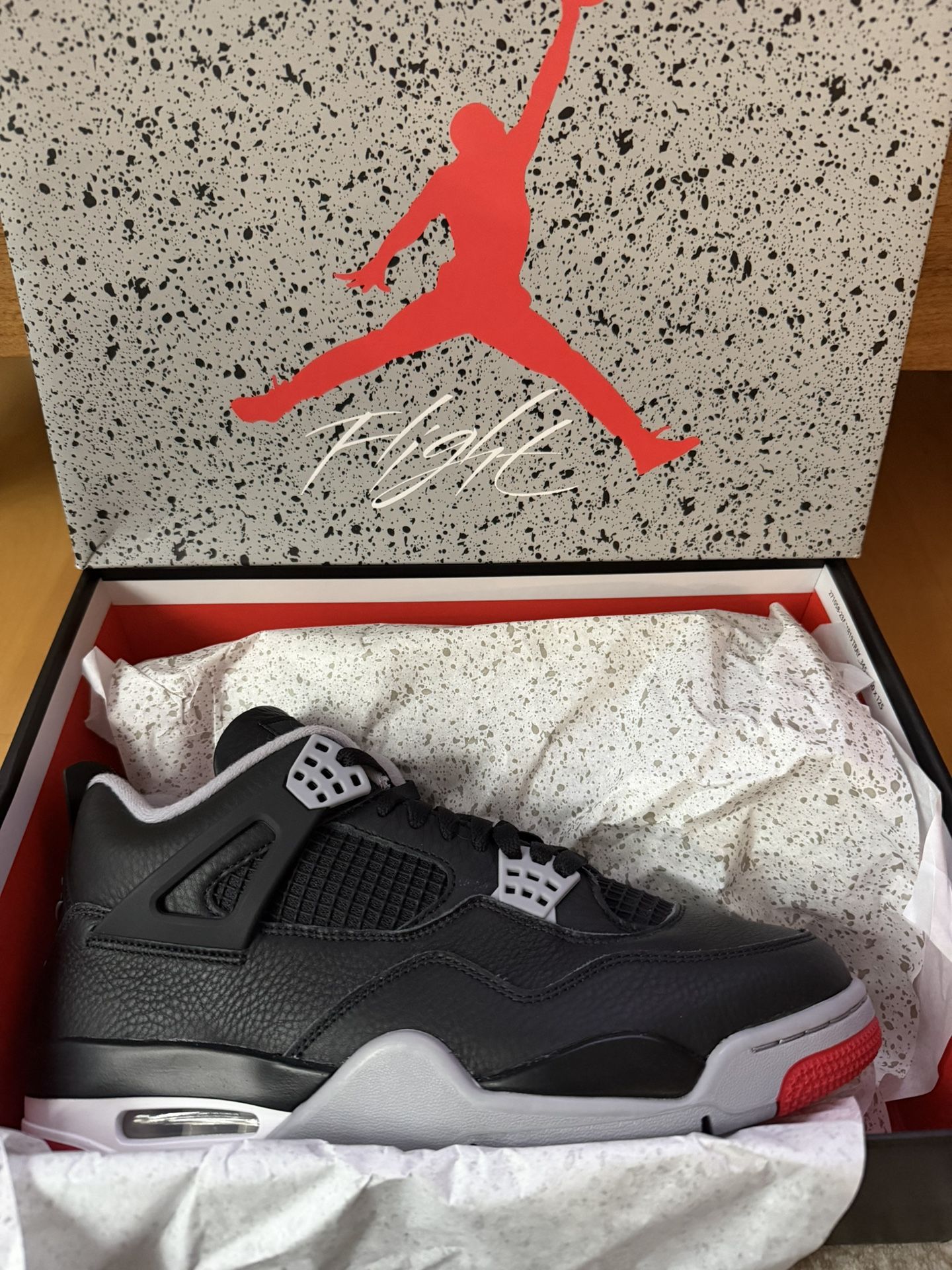 Jordan 4 Retro Bred Reimagined (Size 10)