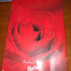 Brand New Radiant Rose Barbie Great For A Collector 
