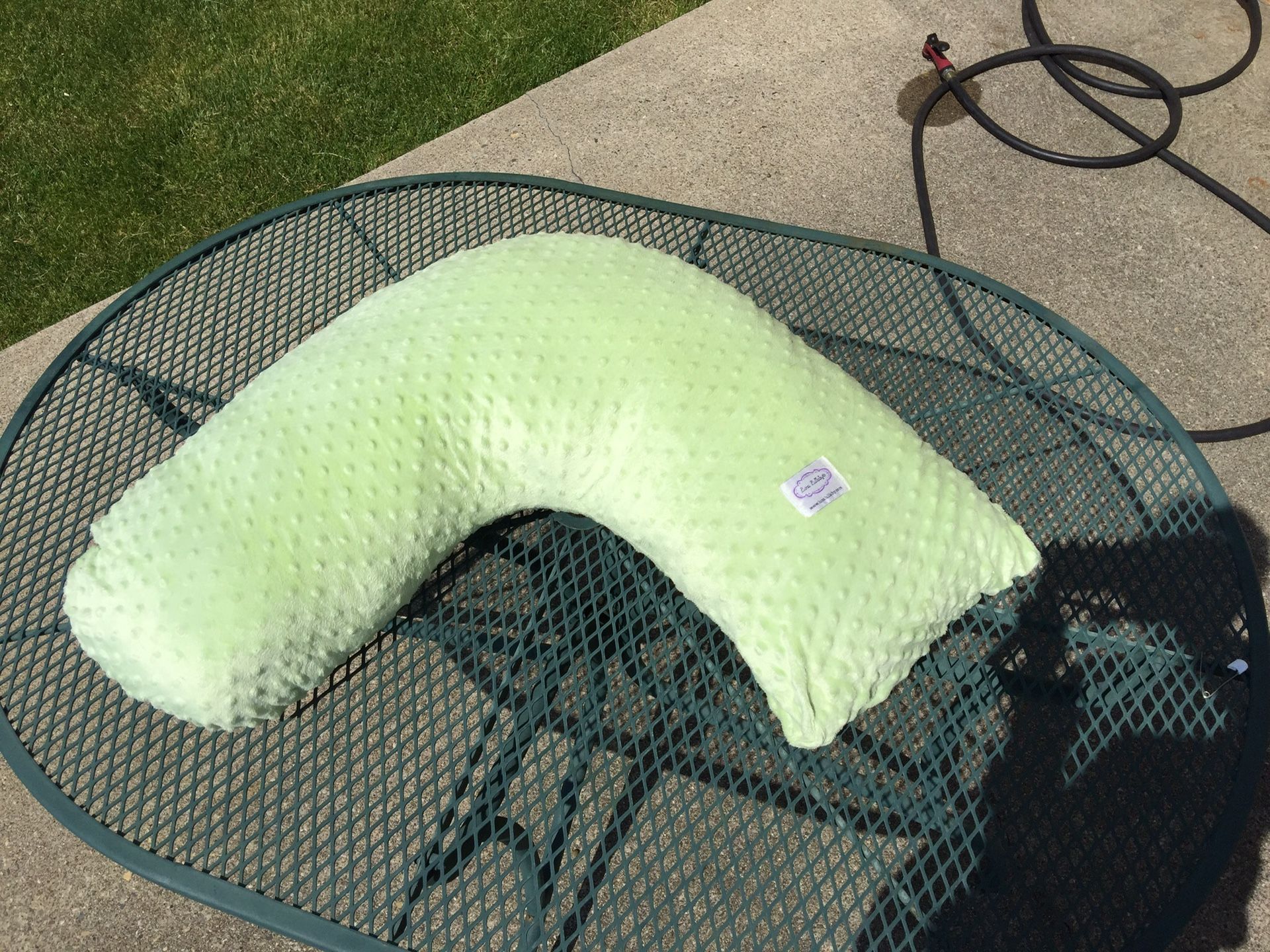 Luna Lullaby Nursing Pillow - Sage Dot - retails for $59. *Award Winning Nursing Pillow*