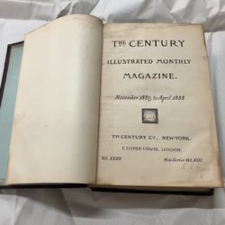 The Century Illustrated Monthly Magazine hardcover book Nov 1887 to Apr 1888
