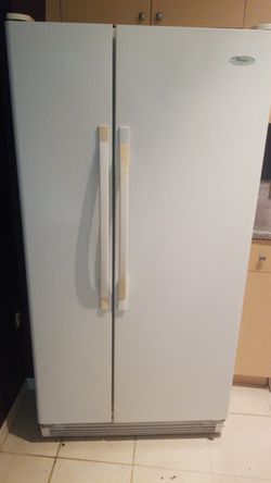 White Whirlpool Refrigerator
