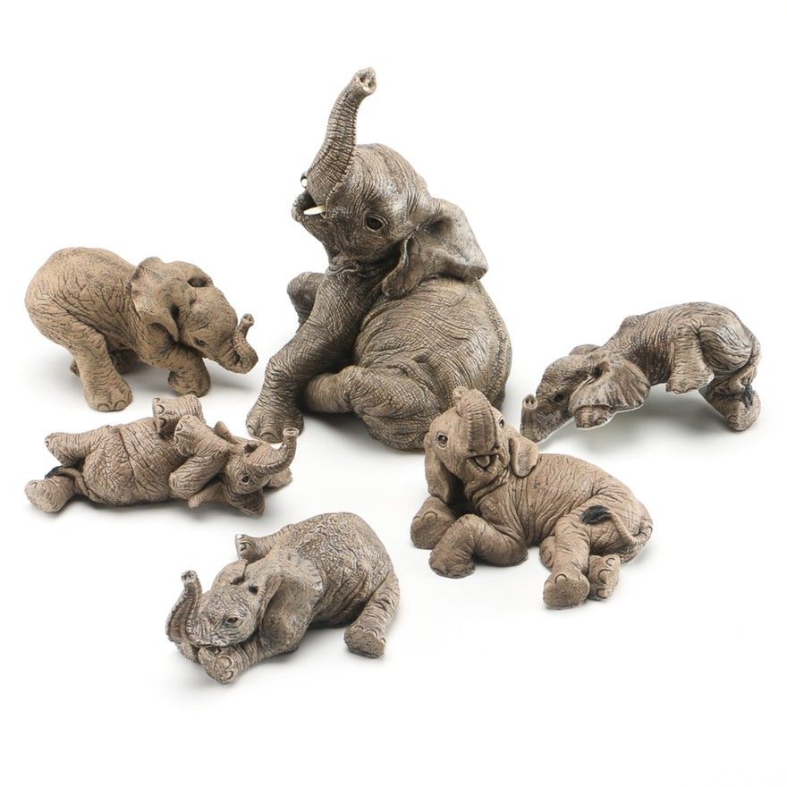 The Herd elephant sculpture collection by martha carey