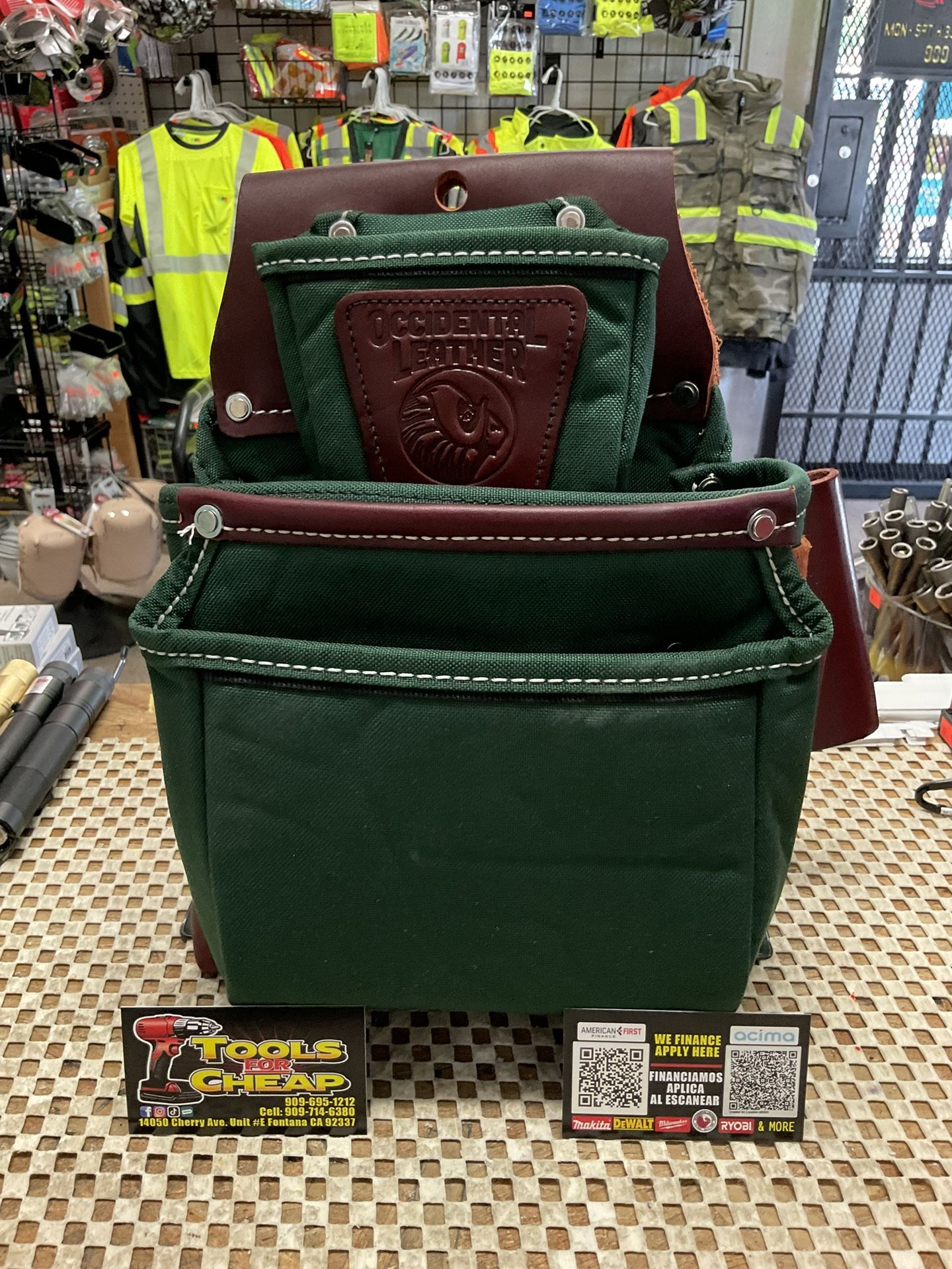 Occidental Leather 8060 OxyLights 3 Pouch Fastener Bag