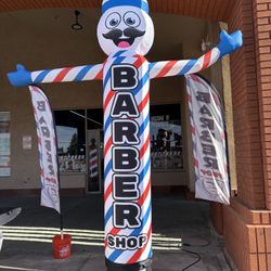 Barbershop Inflatable Tube Man 