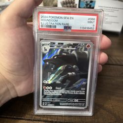 2024 Pokemon Houndoom Shrouded Fables Illustration Rare #066 PSA 9
