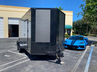 BRAND NEW 7x14 ENCLOSED TRAILER 7’ HIGH