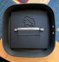 Pampered Chef grill pan and Press