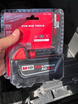 Milwaukee m18 5ah bettery