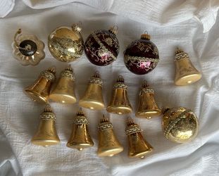 vintage assorted victorian style ornaments