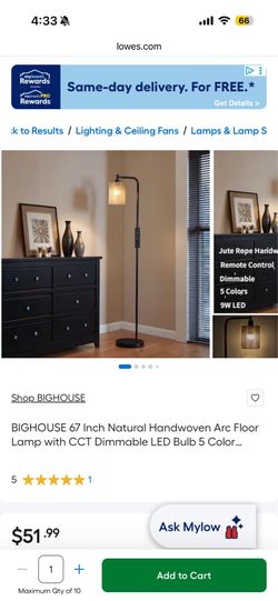 BRAND NEW in box floor lamp