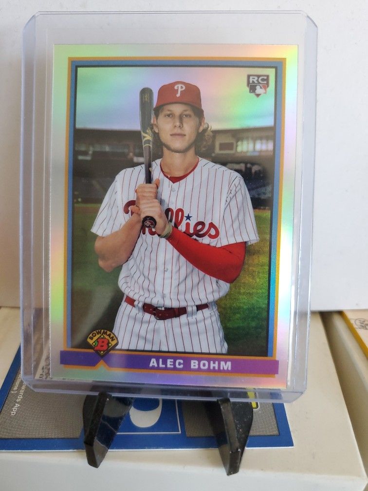 Phillies Alec Bohm Rookie Refractor Card