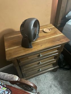 Wood Nightstand