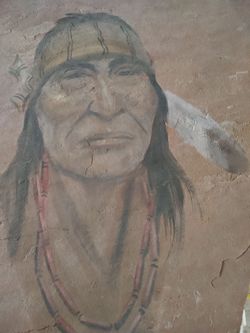 Native American Indian Painting Signed