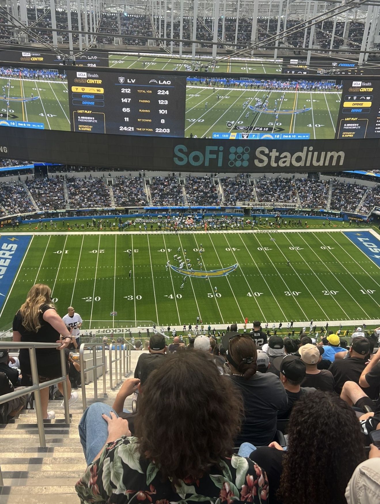 2 TICKETS AISLE SEATS - CHARGERS/ COLTS ($80 For The Pair) 