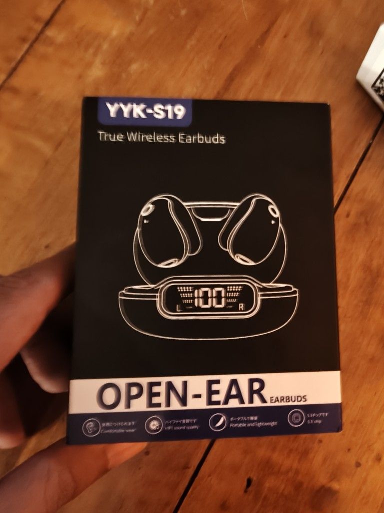 Open Ear Wireless Earbuds (New never used)