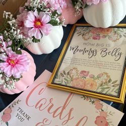 Fall Girl Baby Shower Decor 