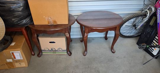 Brown end tables