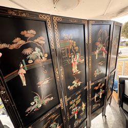 Chinese 4 panels folding