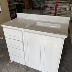 Cabinet Vanity And Countertop Quartz 3cm 
