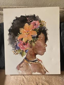 Beautiful young lady 3D Painting