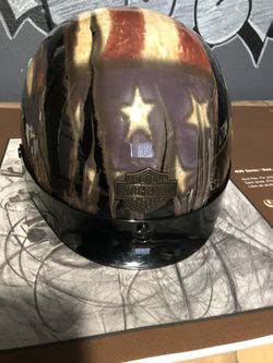 American flag Harley Davidson helmet size large