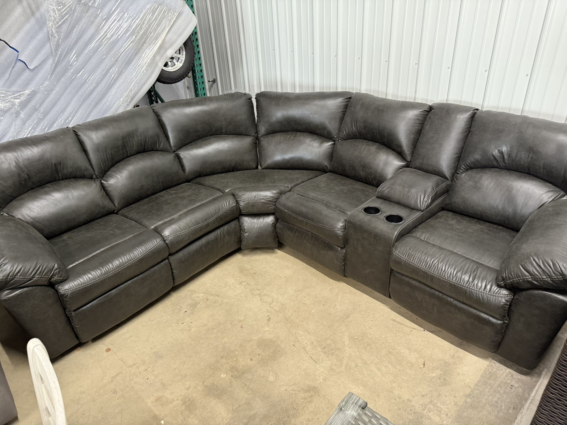 L Shape Reclining Sectional Living Room Couch Indoor Furniture*New*