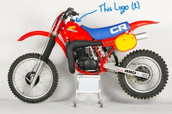 Vintage 1975 to 1984 Honda Fuel Tank Decal Mark/Orange ( 1 NEW Logo)