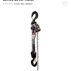 1/2 TON LEVER HOIST. 10' Lift