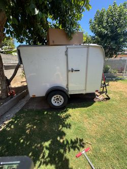 Aztek cargo trailer 5x8- doors are steel reinforced