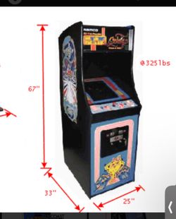 fully refurbished vintage  Galaga arcade, by Midway game