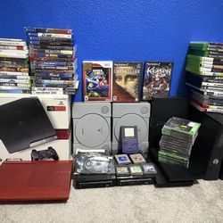 Lot of video games ps1,ps2,ps3,game boy color,xbox 360,ps2 slim and wii