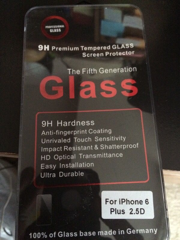 New glass screen protector for iPhone 6