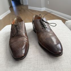 Santoni Men’s Dress Shoes Leather Size 12
