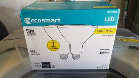 LED Flood Light Bulbs 2pk 90W (New)- Bundle Price