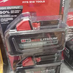 Milwaukee 6.0 Ah Battery 2 Pack