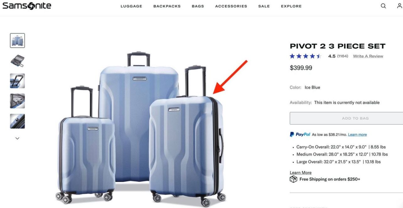 Samsonite 28" Luggage With TSA-Approved Combination Lock