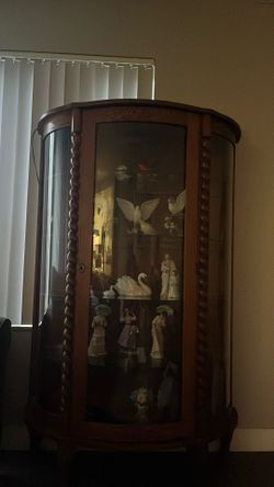 Mueble Grande De Madera Y Vidrio