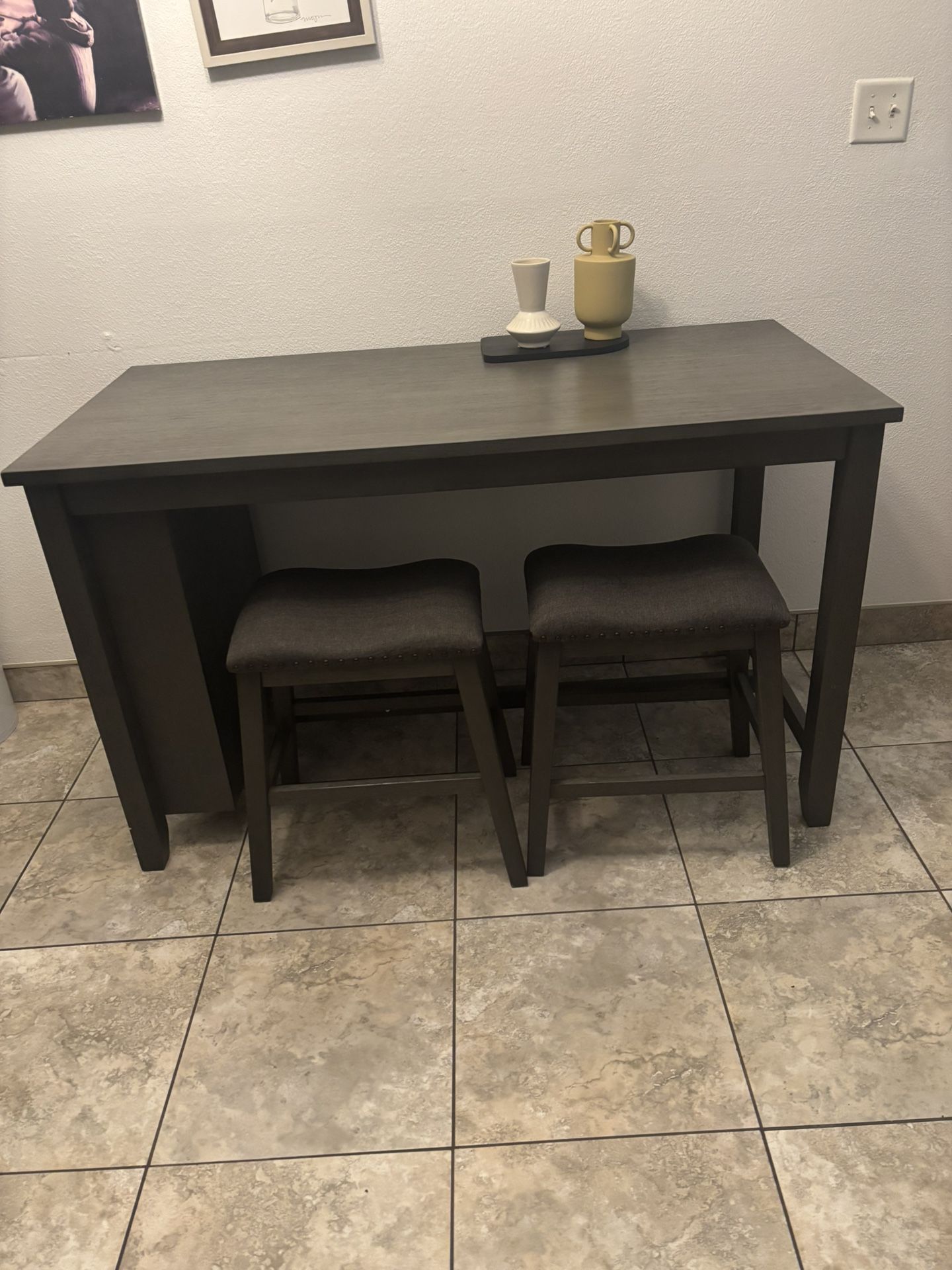 Mesa Nueva Con Bancos