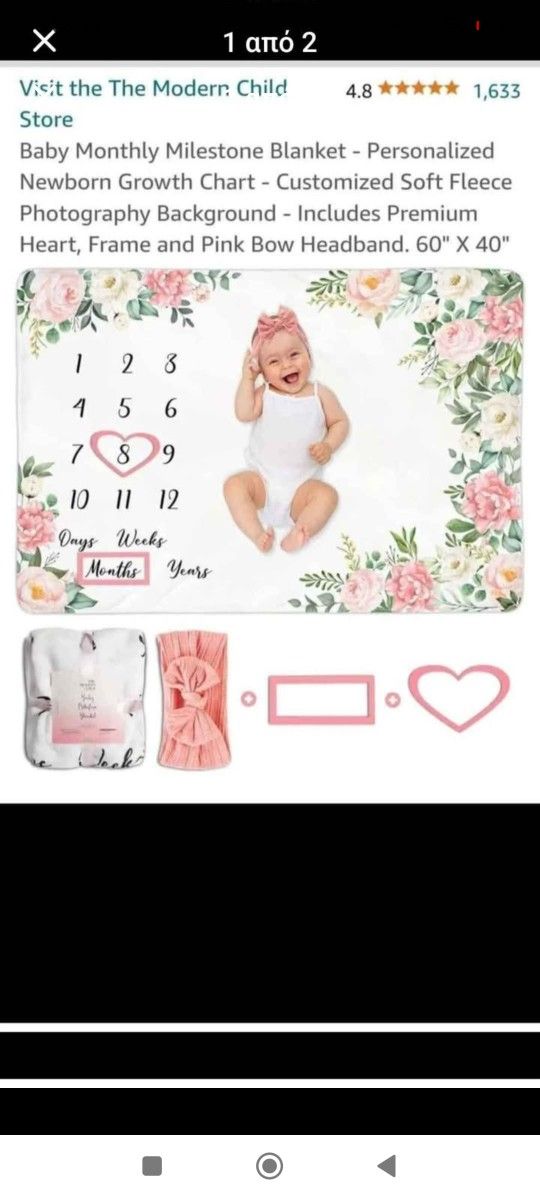 Baby Monthly Milestones