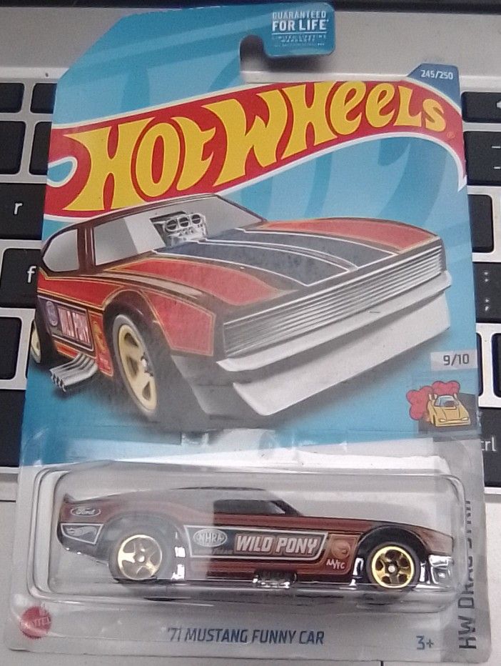 Hot Wheels '71 Mustang Funny Car (Treasure Hunt) Mainline (2022) 245/250 HCX95