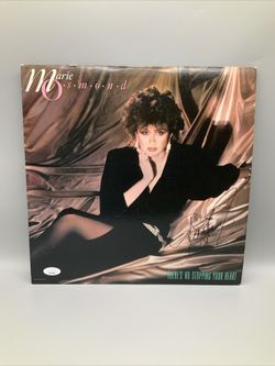 MARIE OSMOND, AUTOGRAPHED 12" LP: There’s No Stopping Your Heart, JSA COA