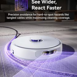 NARWAL Freo Z Ultra Robot Vacuum and Mop Combo, Dual RGB Cameras and Chips, AI Avoidance, 12000Pa Suction, Real-Time Decisions, Adaptive Hot-Water Sel